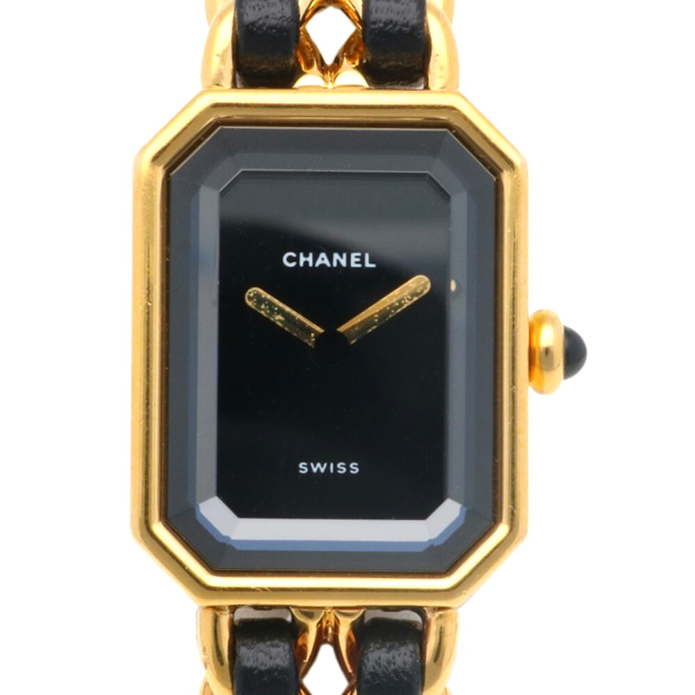 シャネル プルミエール S 腕時計 時計 シャネル GP H0001 クオーツ レディース 1年保証 CHANEL 中古エレガントブレスレット｜Ｒ＆Ｋ　リサイクルキング