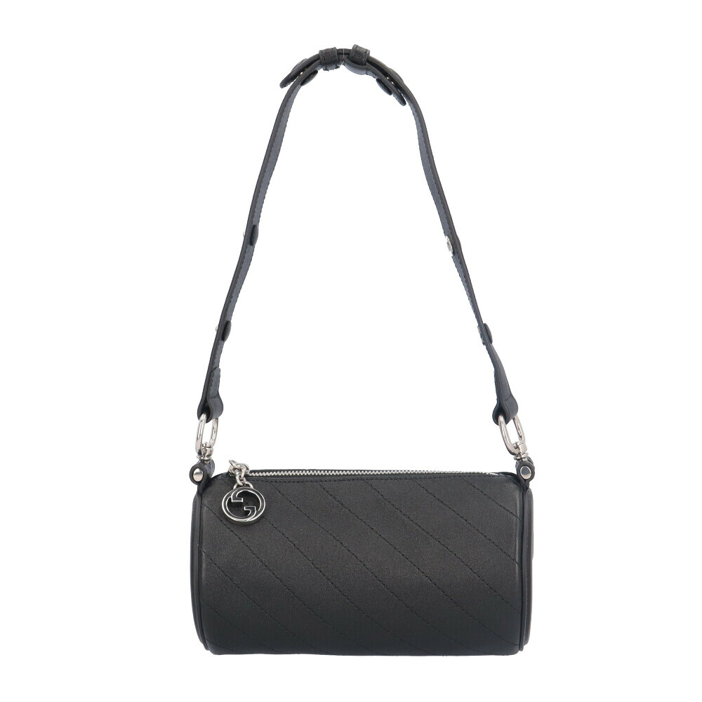 グッチ ブロンディ ハンドバッグ グッチ レザー 760170 ブラック レディース GUCCI 中古