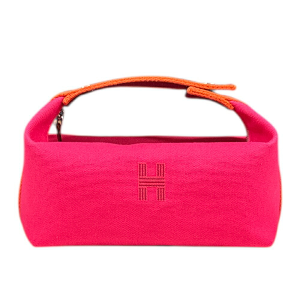 エルメス ブリッド・ア・ブラックPM 合財袋 エルメス 帆布 レディース HERMES 中古