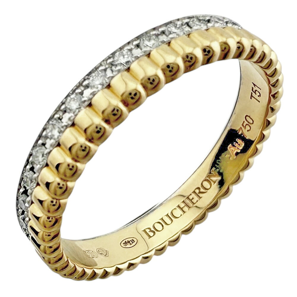 9月末まで割引　Boucheron ゴールド ブラウン リング　10号 楽天市場】【未使用品】【ジュエリー】BOUCHERON ブシュロン