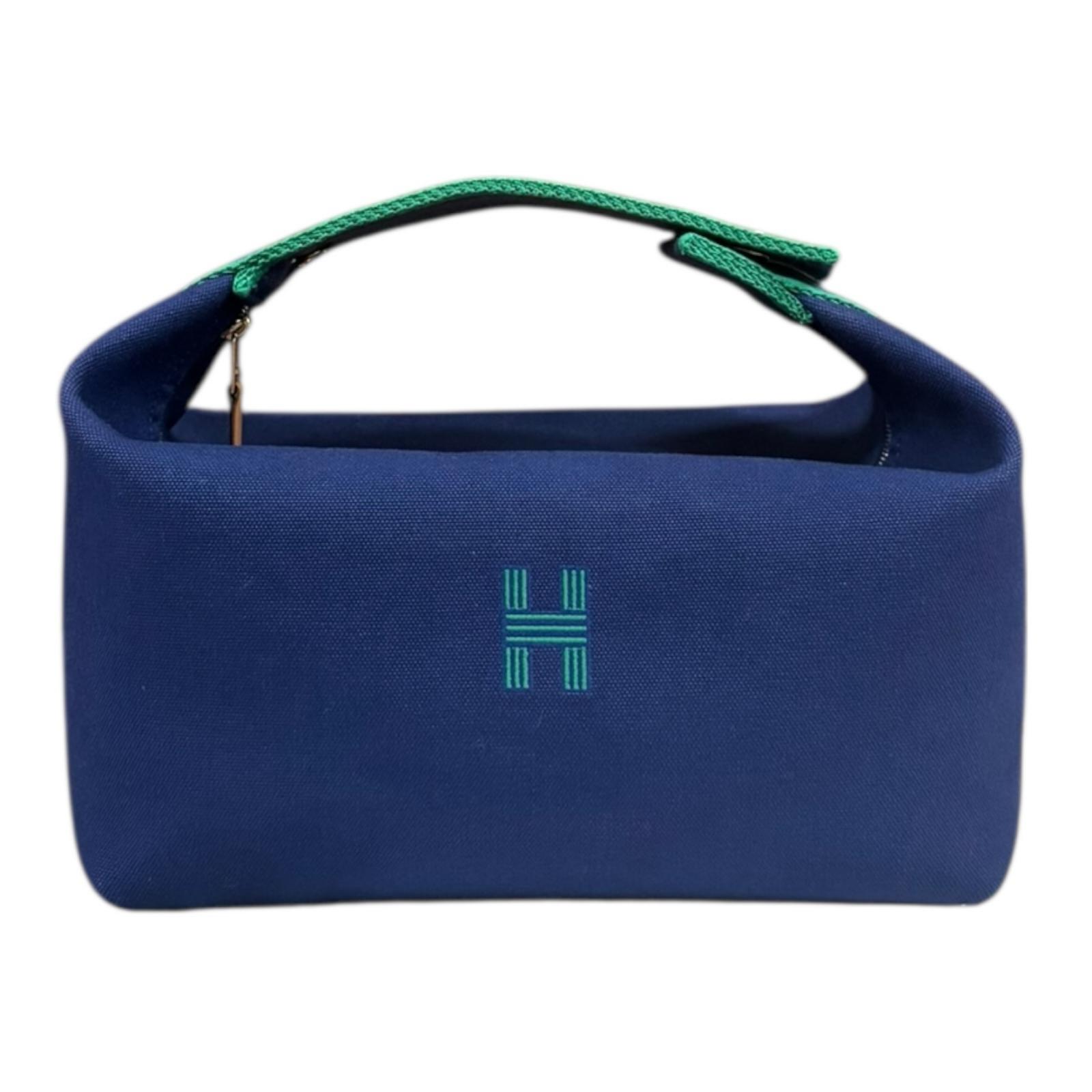 エルメス ブリッド・ア・ブラックGM 合財袋 エルメス 帆布 レディース HERMES 中古