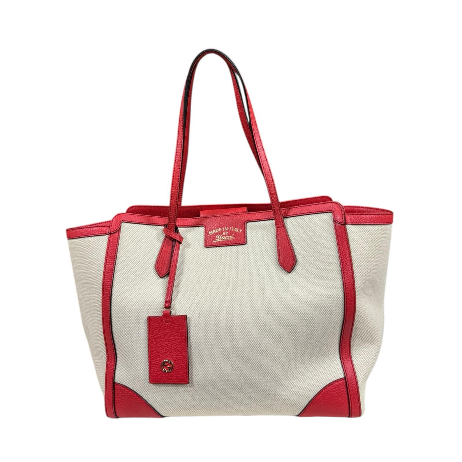 グッチ スウィング トートバッグ グッチ キャンバス 354397 レッド レディース GUCCI 中古｜Ｒ＆Ｋ　リサイクルキング