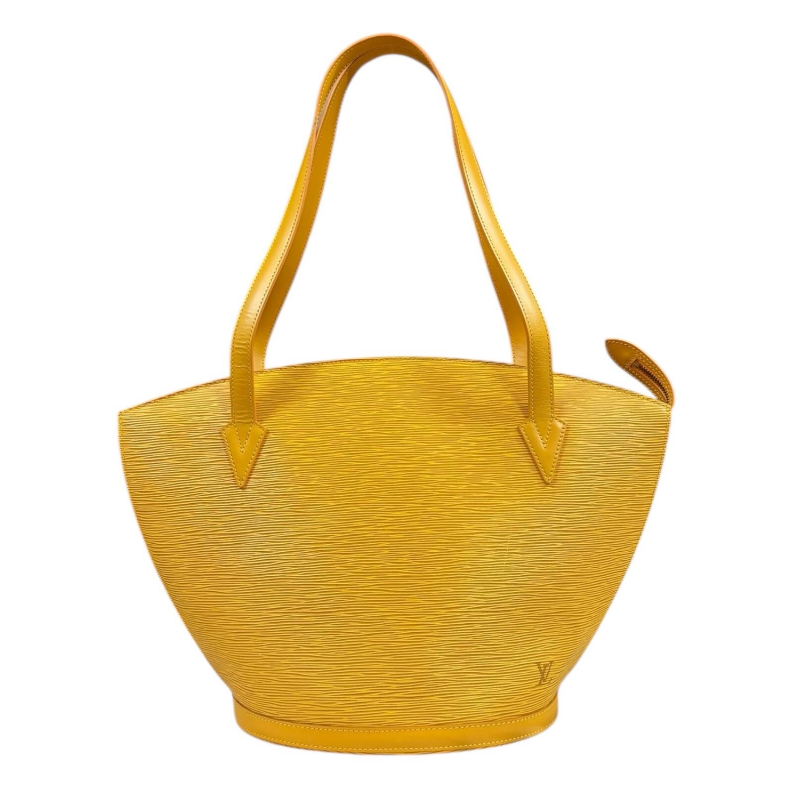 ルイヴィトン サンジャックショッピング エピ ショルダーバッグ ルイヴィトン エピレザー M52269 イエロー レディース LOUIS VUITTON 中古