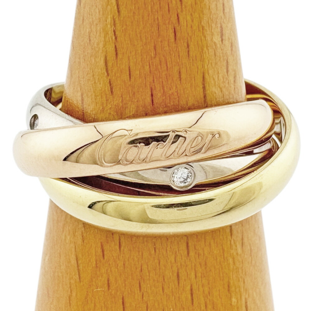 楽天市場】CARTIER カルティエ トリニティ リング 指輪 1Pダイヤモンド