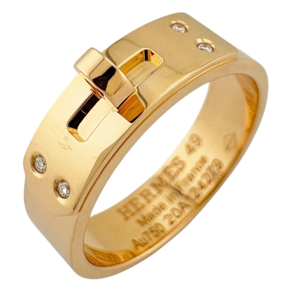 楽天市場】エルメス ケリーリング 51 指輪 カデナ コンビ シルバー