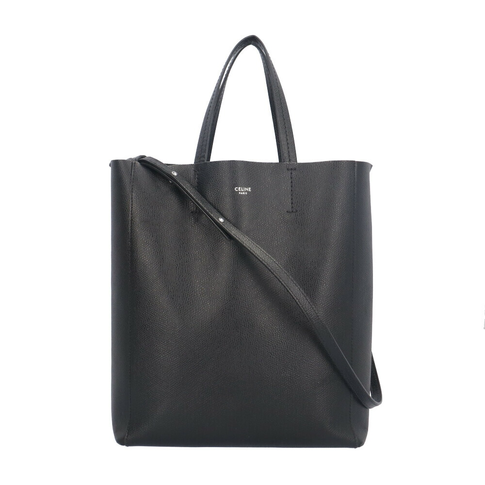 セリーヌ バーティカルカバ スモール ショルダーバッグ セリーヌ レザー 189813 ブラック レディース CELINE 中古2way