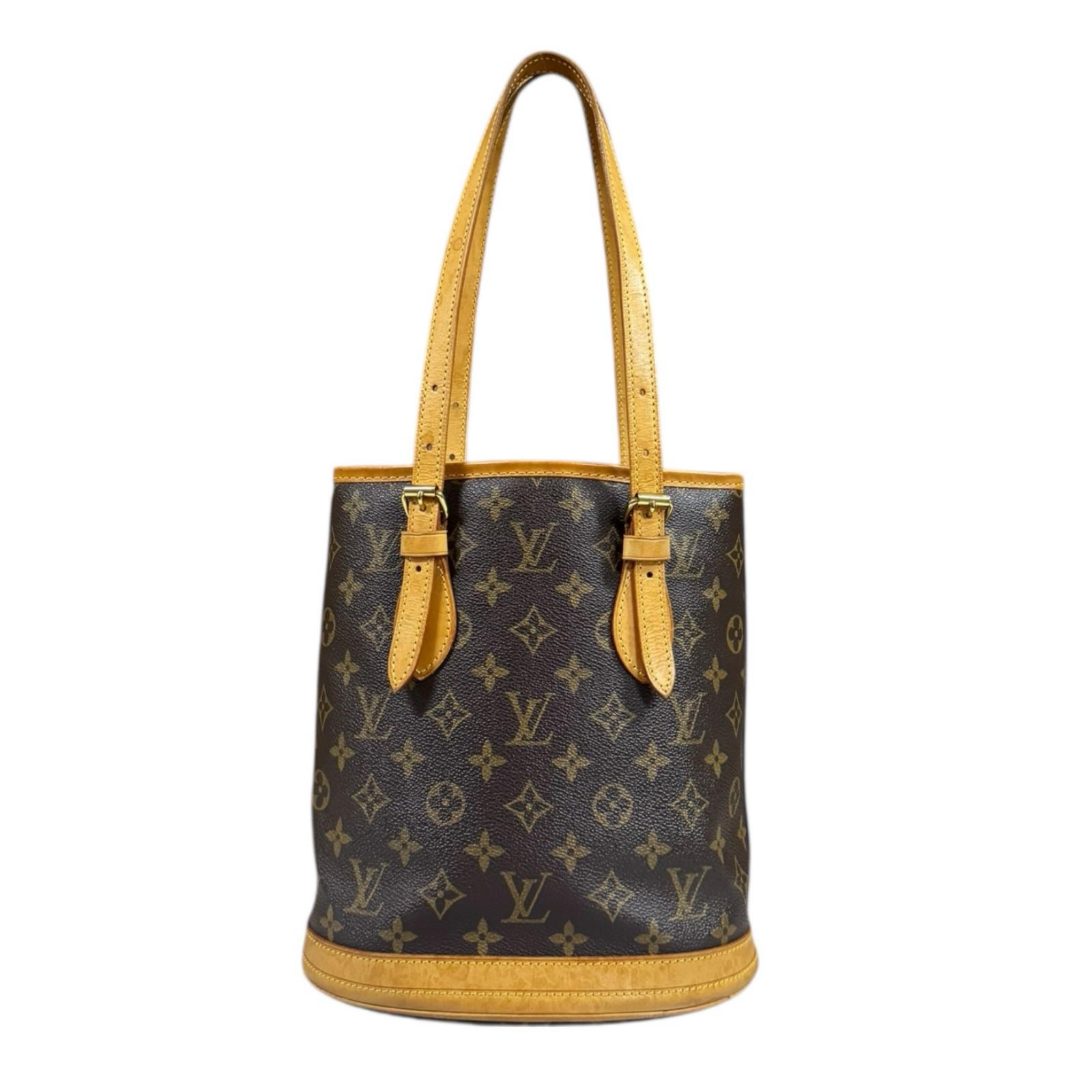 Louis Vuitton バケツ型バッグ ダークブラウン/ベージュ 1000085282093-11.jpg