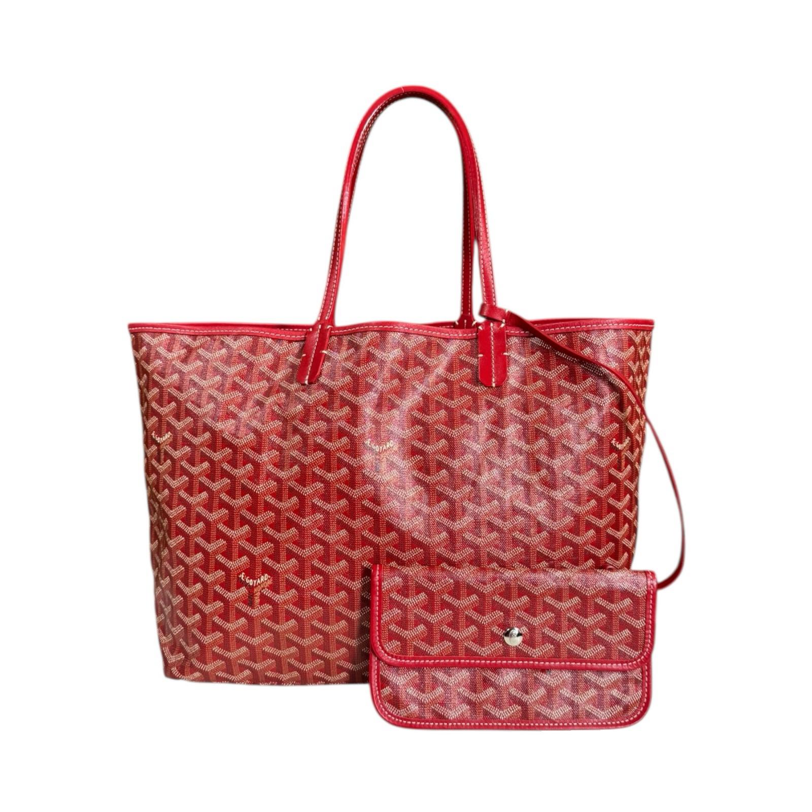 楽天市場】GOYARD ゴヤール サンルイPM トートバッグ PVC xレザー