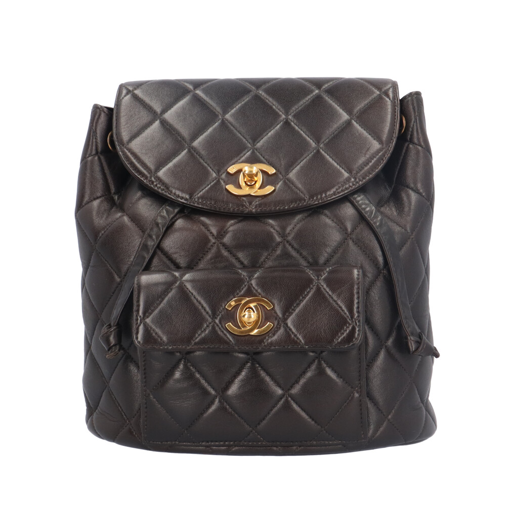 シャネル マトラッセ 背嚢・デイパック シャネル 子ヒツジ人はだ レディース CHANEL 中古
