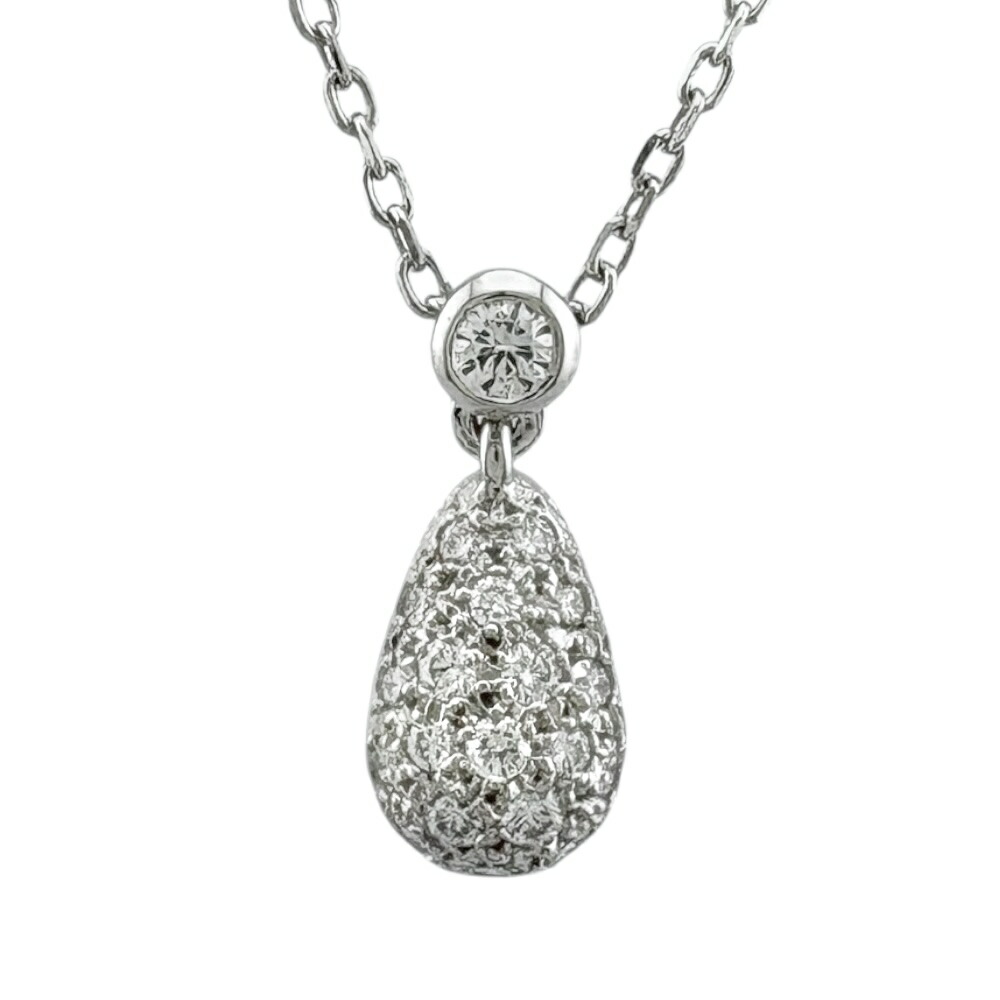 ミキモト ネックレス ミキモト 18金 ダイヤモンド 0.26ct レディース MIKIMOTO 中古ドロップ