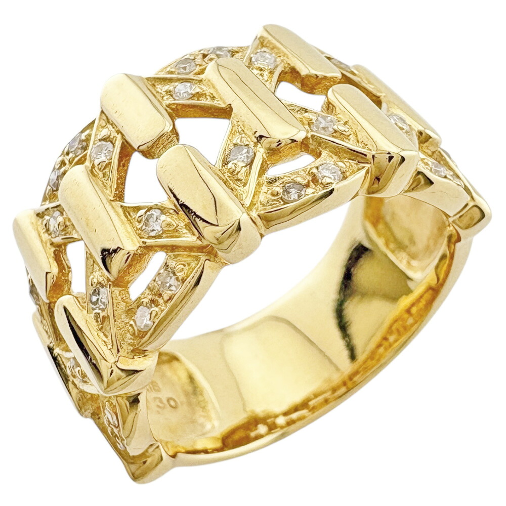 リング 指輪 18.5号 18金 ダイヤモンド 0.30ct レディース 中古 174,900円