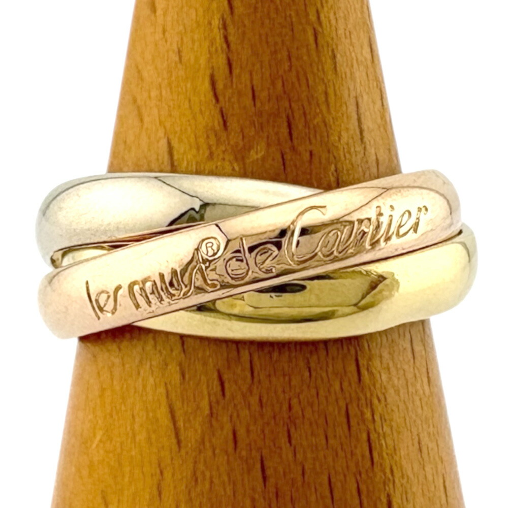 ミ*ー様 cartier カルティエ レディース トリニティリング 楽天市場】カルティエ 指輪 レディース トリニティ ツイスト 1Pダイヤ