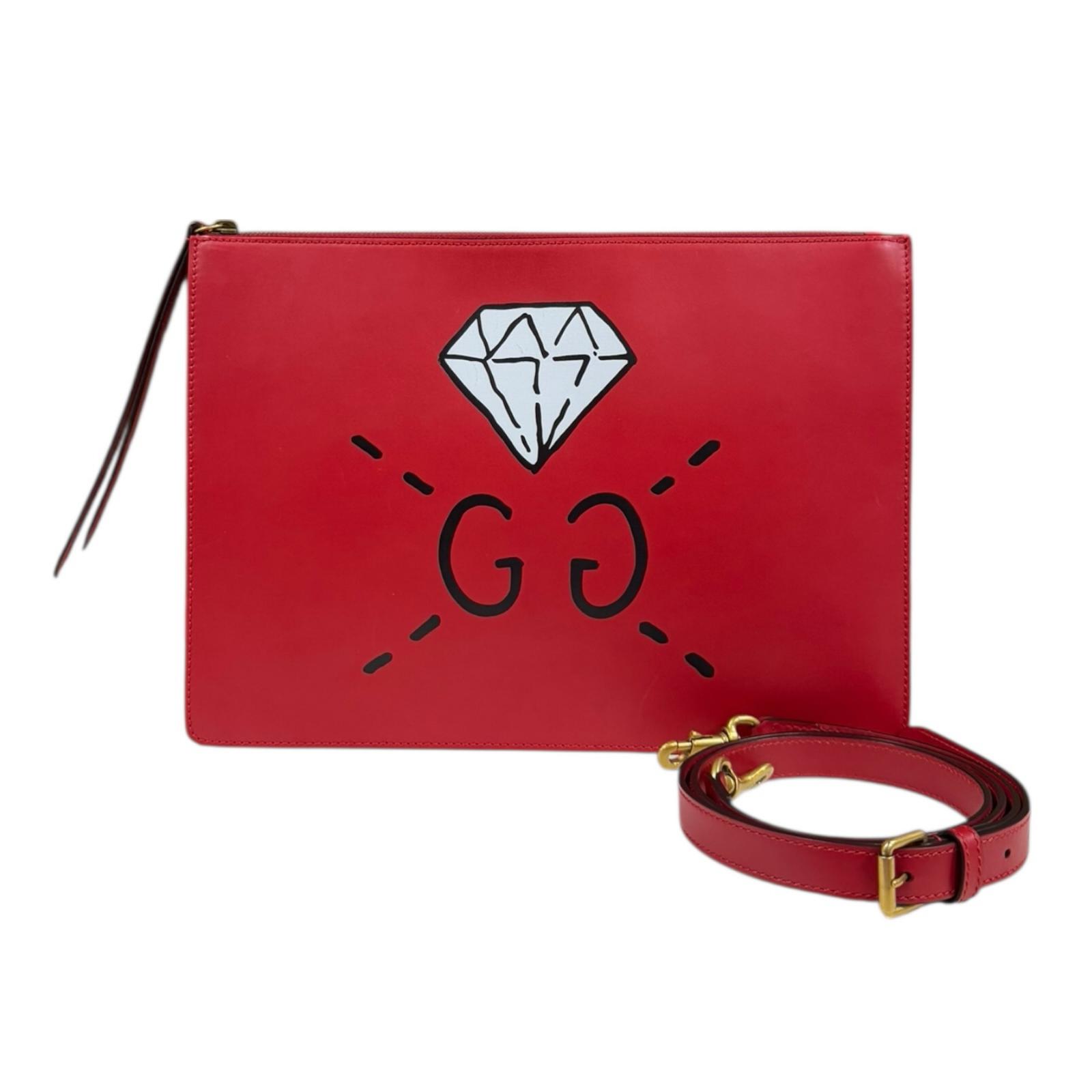 グッチ ショルダーバッグ GGキャンバス 802100 レッド メンズ GUCCI