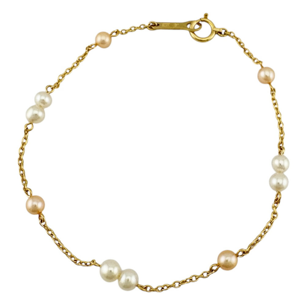 楽天市場】タサキ TASAKI 田崎真珠 K18YG パール ブレスレット 16.5cm