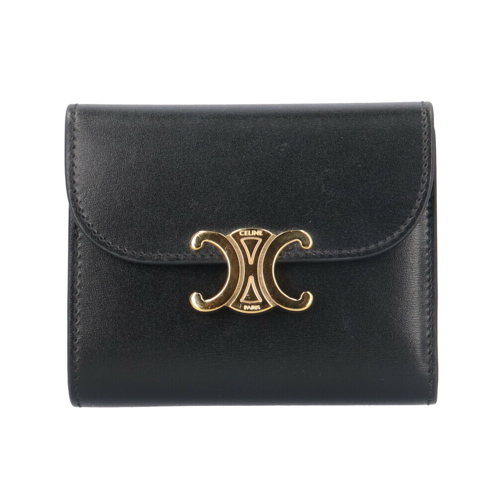 楽天市場】【未使用品】セリーヌ 財布 トリオンフ スモールフラップ