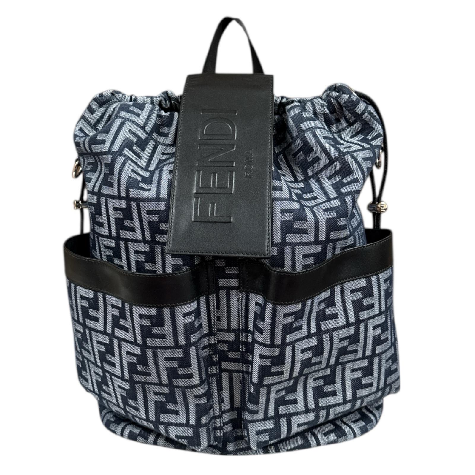 フェンディ FFジャガードストライクミディアム 背嚢・デイパック フェンディ 布切れ 7VZ070 メンズ FENDI 中古2way