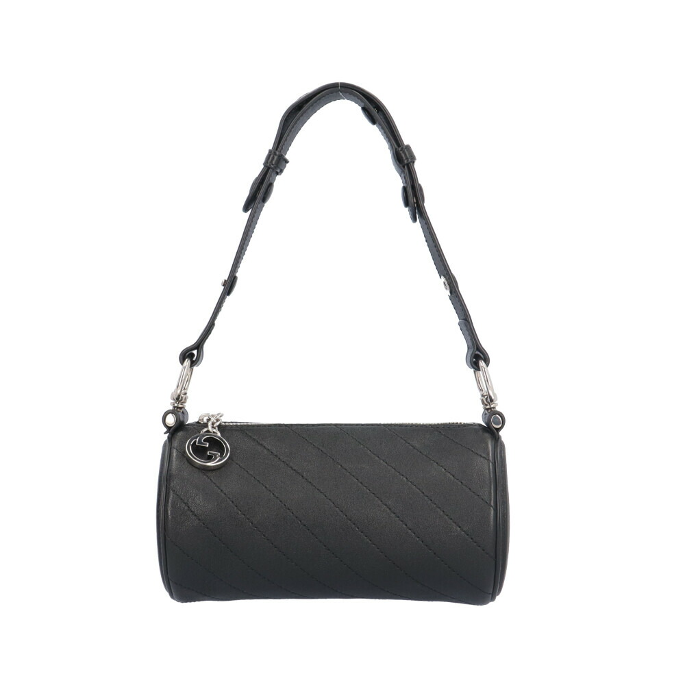 グッチ ブロンディ ショルダーバッグ グッチ レザー 760170 ブラック レディース GUCCI 中古