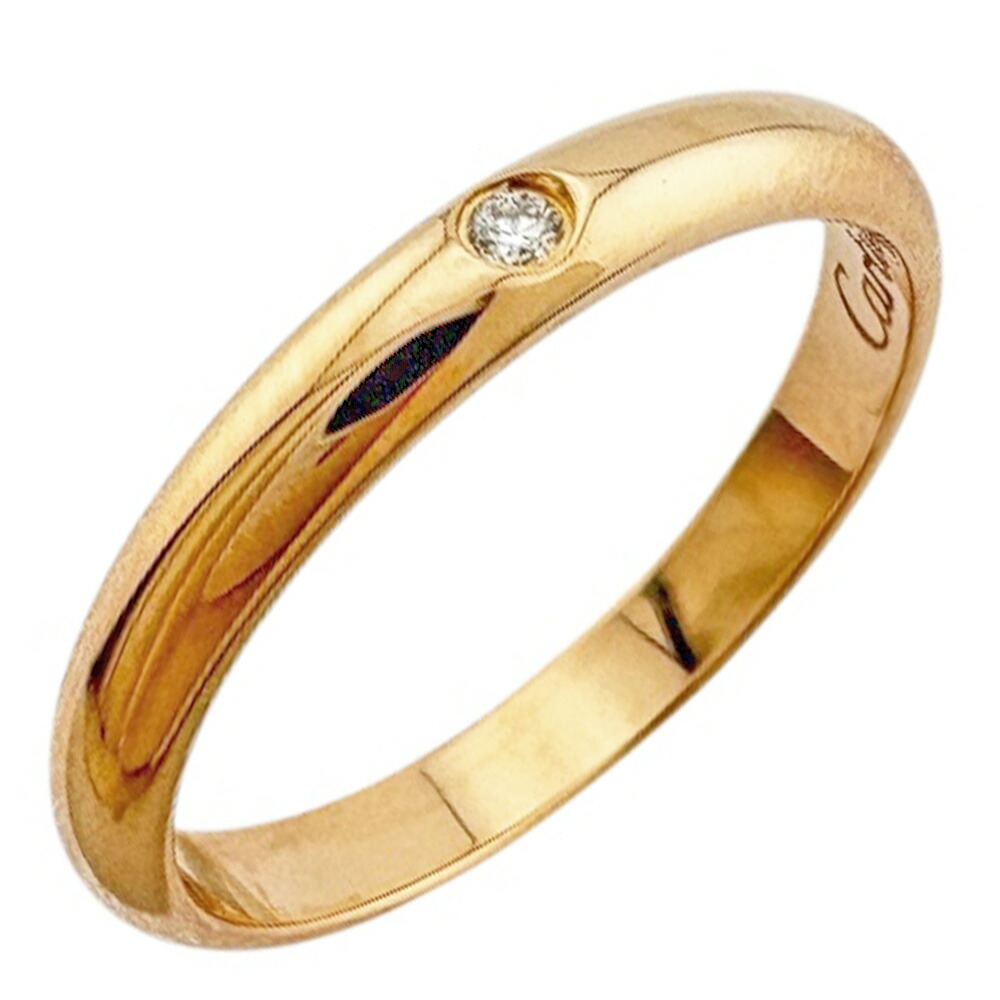 カルティエ ウェディング リング 指輪 カルティエ 9号 18金 ダイヤモンド レディース CARTIER 中古 50,820円