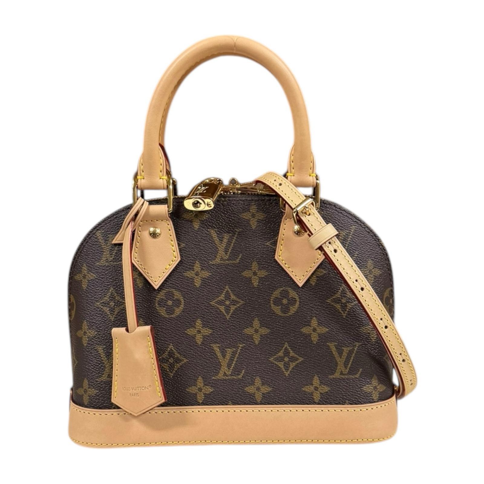 ルイヴィトン アルマBB モノグラム ショルダーバッグ ルイヴィトン モノグラムキャンバス M46990 ブラウン レディース LOUIS VUITTON 中古2way