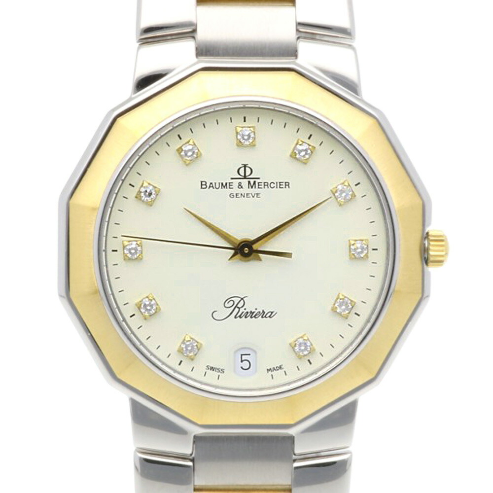 楽天市場】電池交換済 BAUME＆MERCIER ボーム&メルシェ リビエラ 87011
