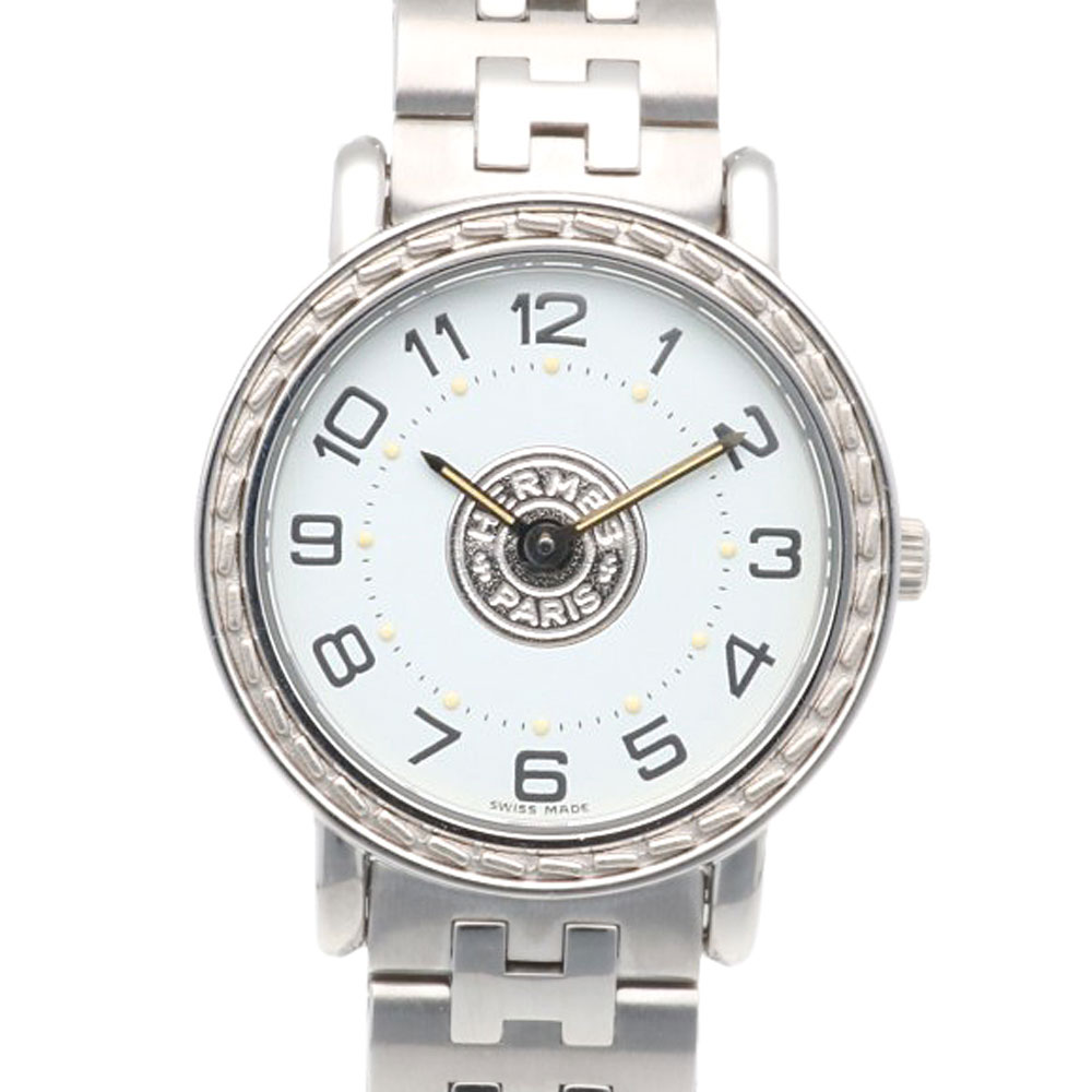 楽天市場】エルメス セリエウォッチ SE4.210 ホワイト 文字盤 シルバー