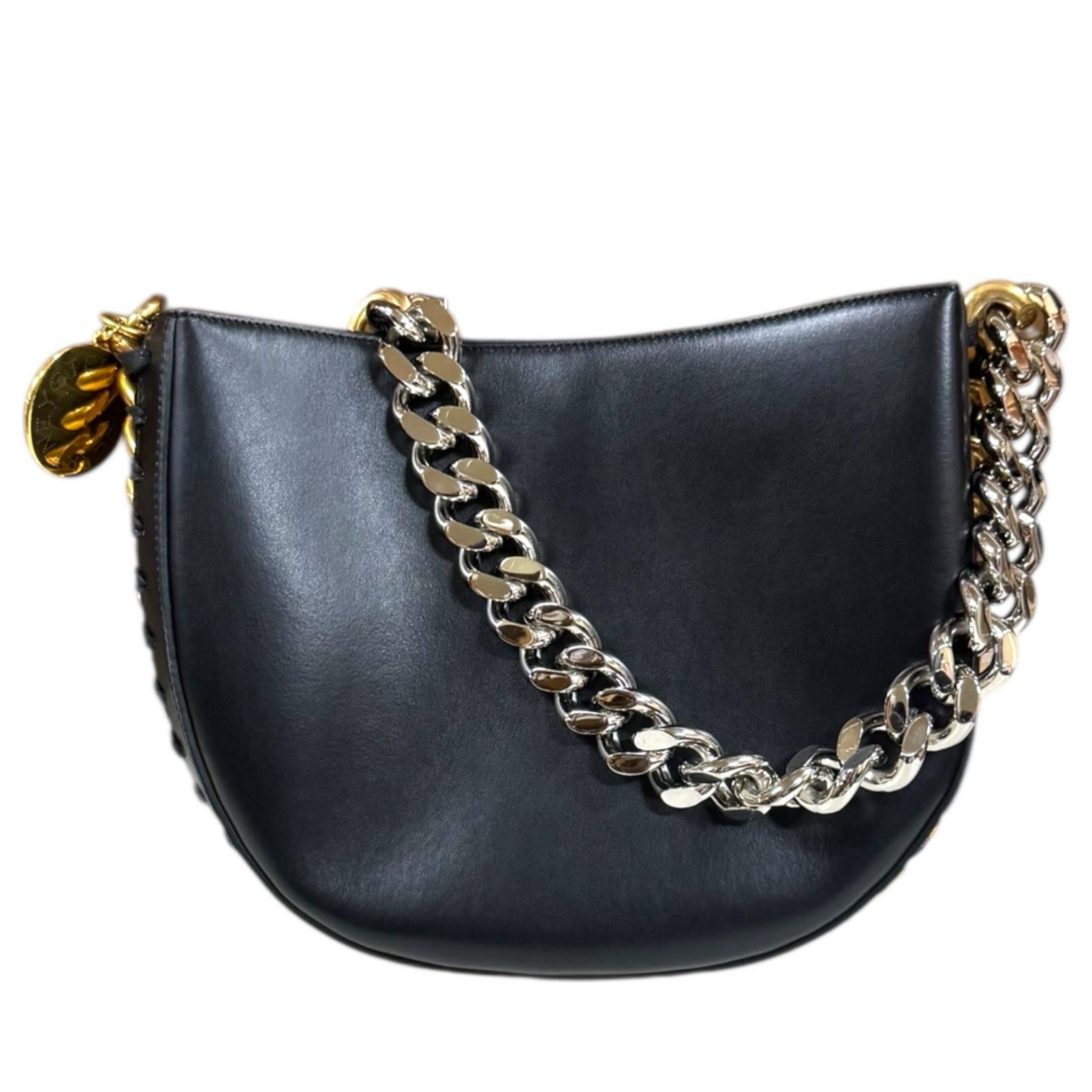 ステラマッカートニー ショルダーバッグ ステラマッカートニー ポリエステル 700236 W8839 ブラック レディース Stella McCartney 中古チェーン
