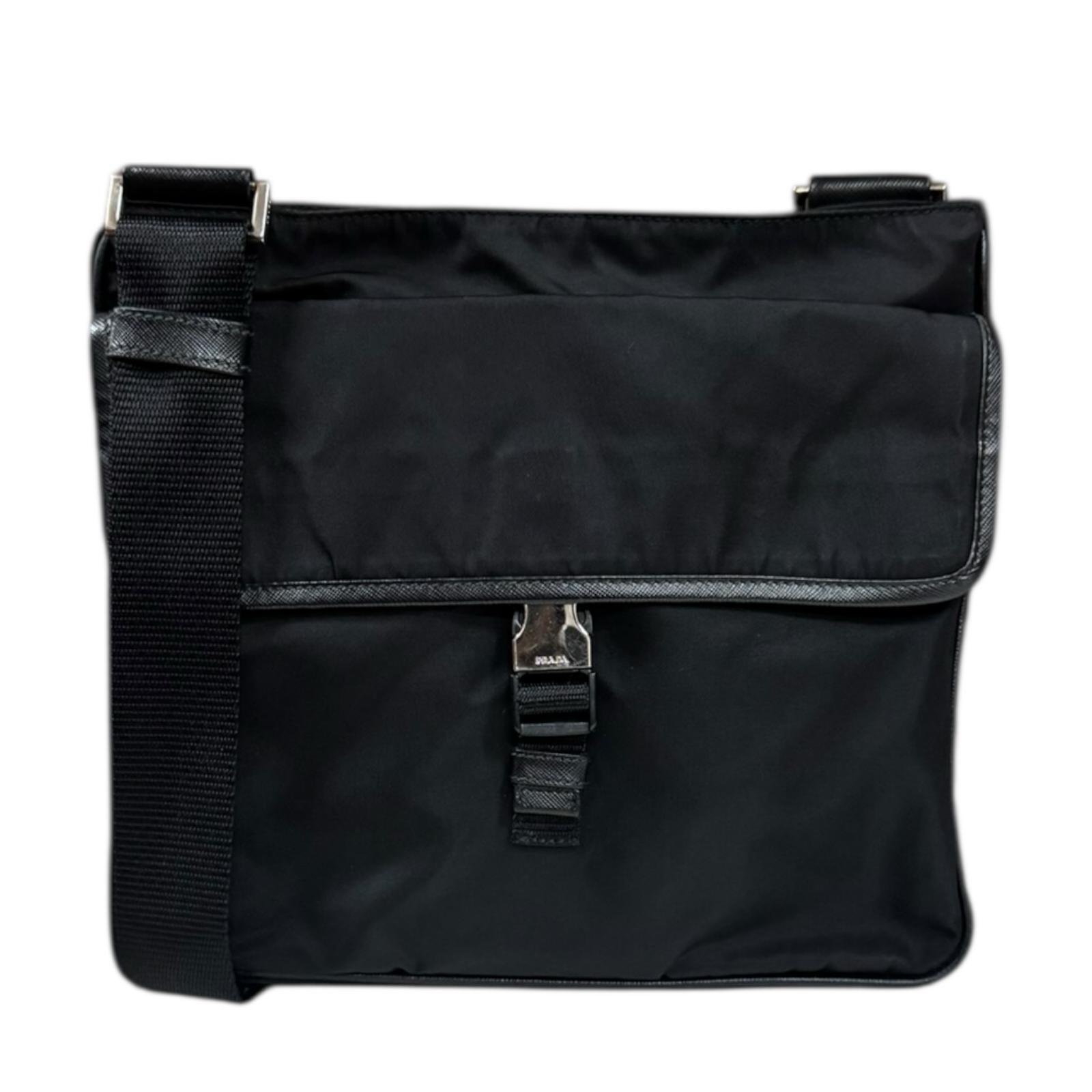 プラダ ショルダーバッグ プラダ ナイロン VA0269 ブラック レディース PRADA 中古
