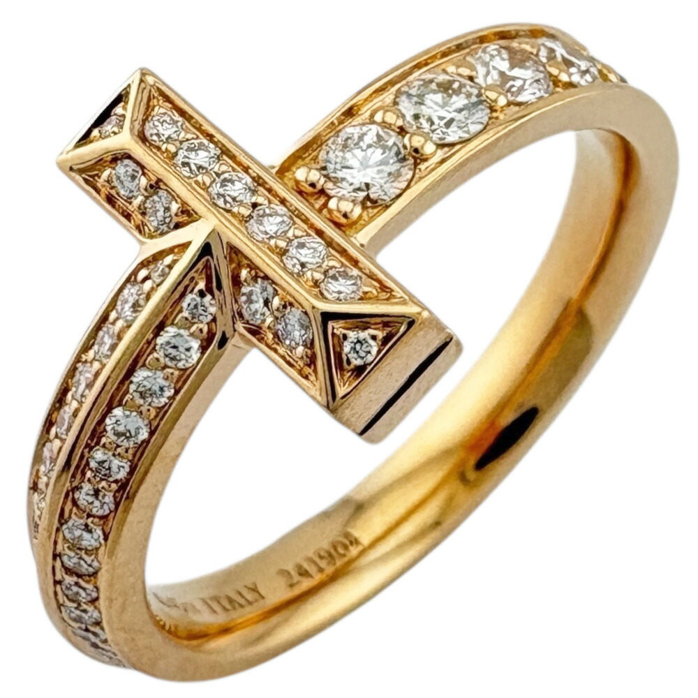 ティファニー Tワン リング 16号 16号【TIFFANY&Co./ティファニー】 Tワン 装着感#16程度 ダイヤモンド