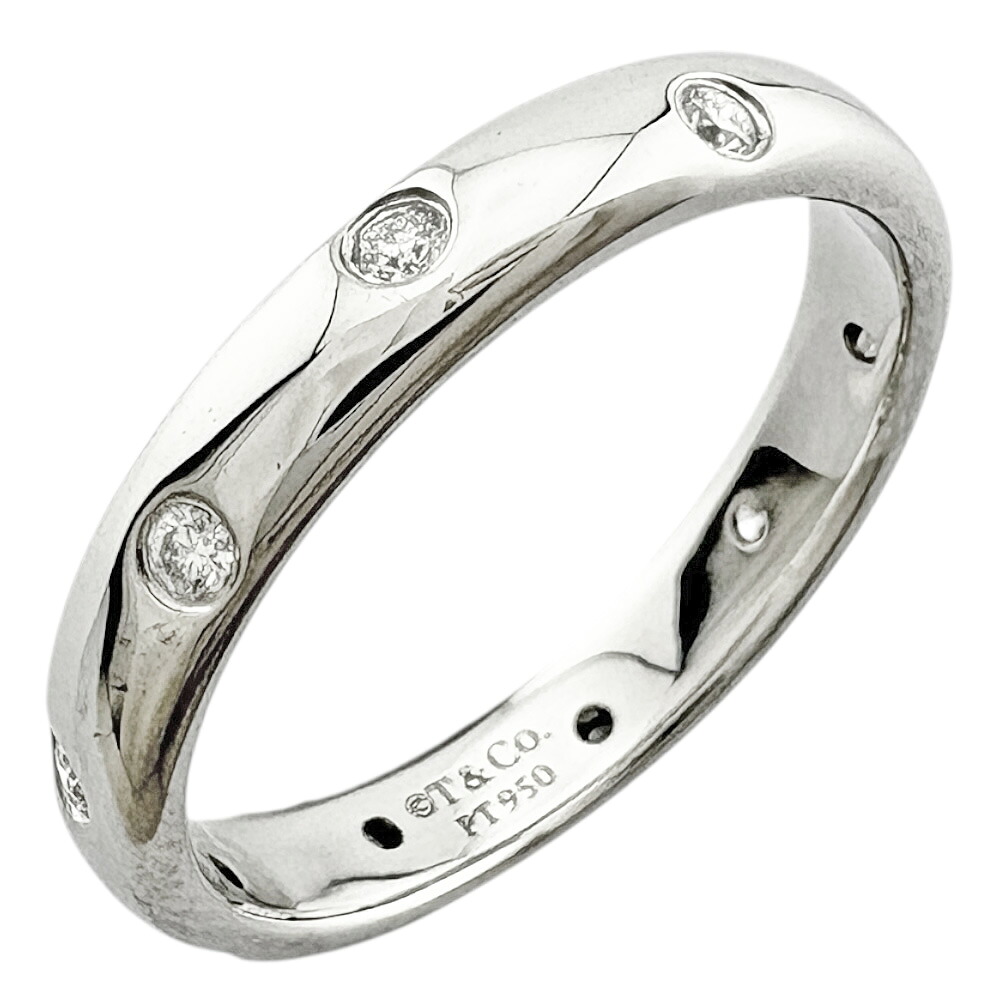 ティファニー ドッツ リング 指輪 ティファニー 6.5号 Pt950プラチナ ダイヤモンド レディース TIFFANY&Co. 中古|R&K リサイクルキング