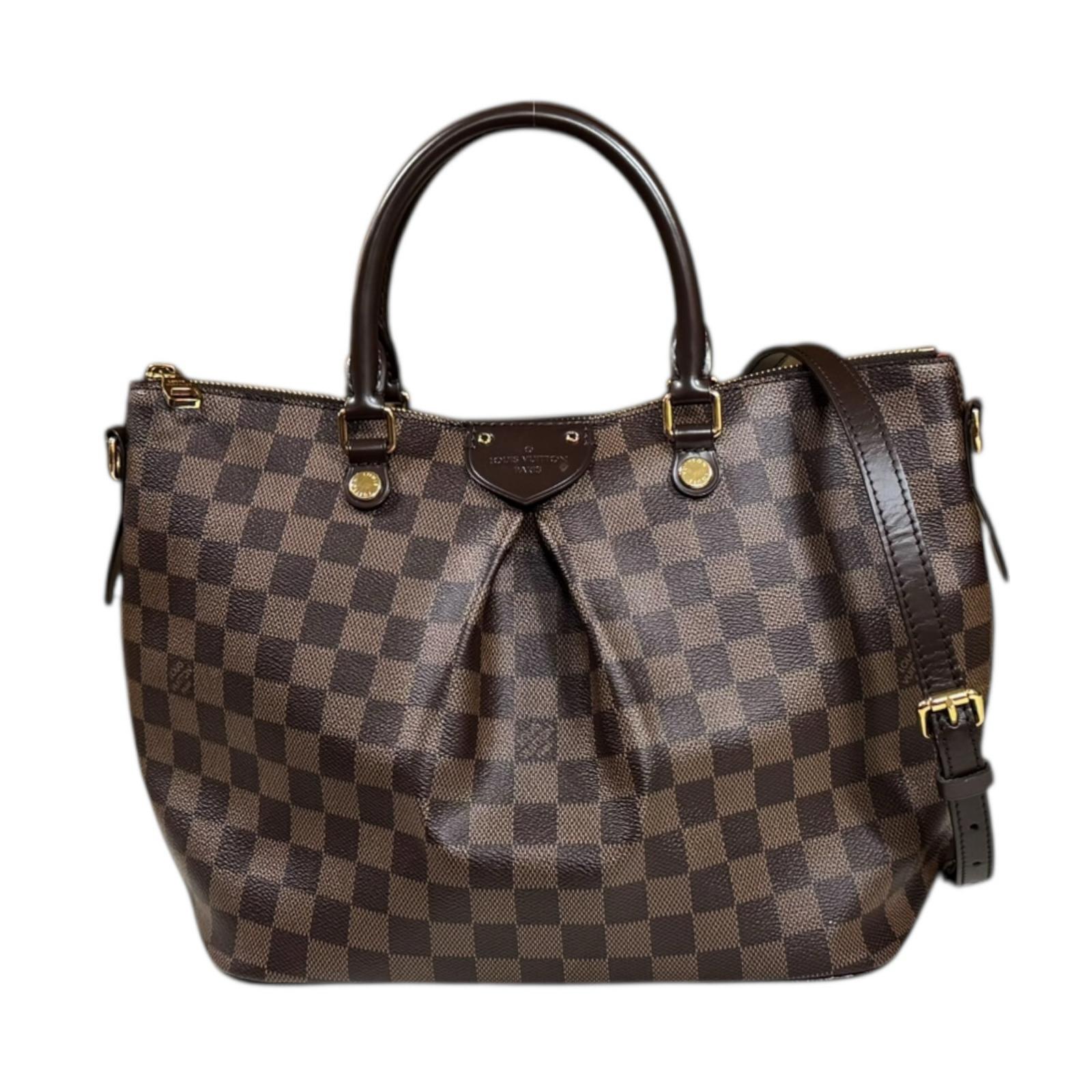 ルイヴィトン シエナMM ダミエ ショルダーバッグ ルイヴィトン  ダミエキャンバス N41546 ブラウン レディース LOUIS VUITTON 中古2way