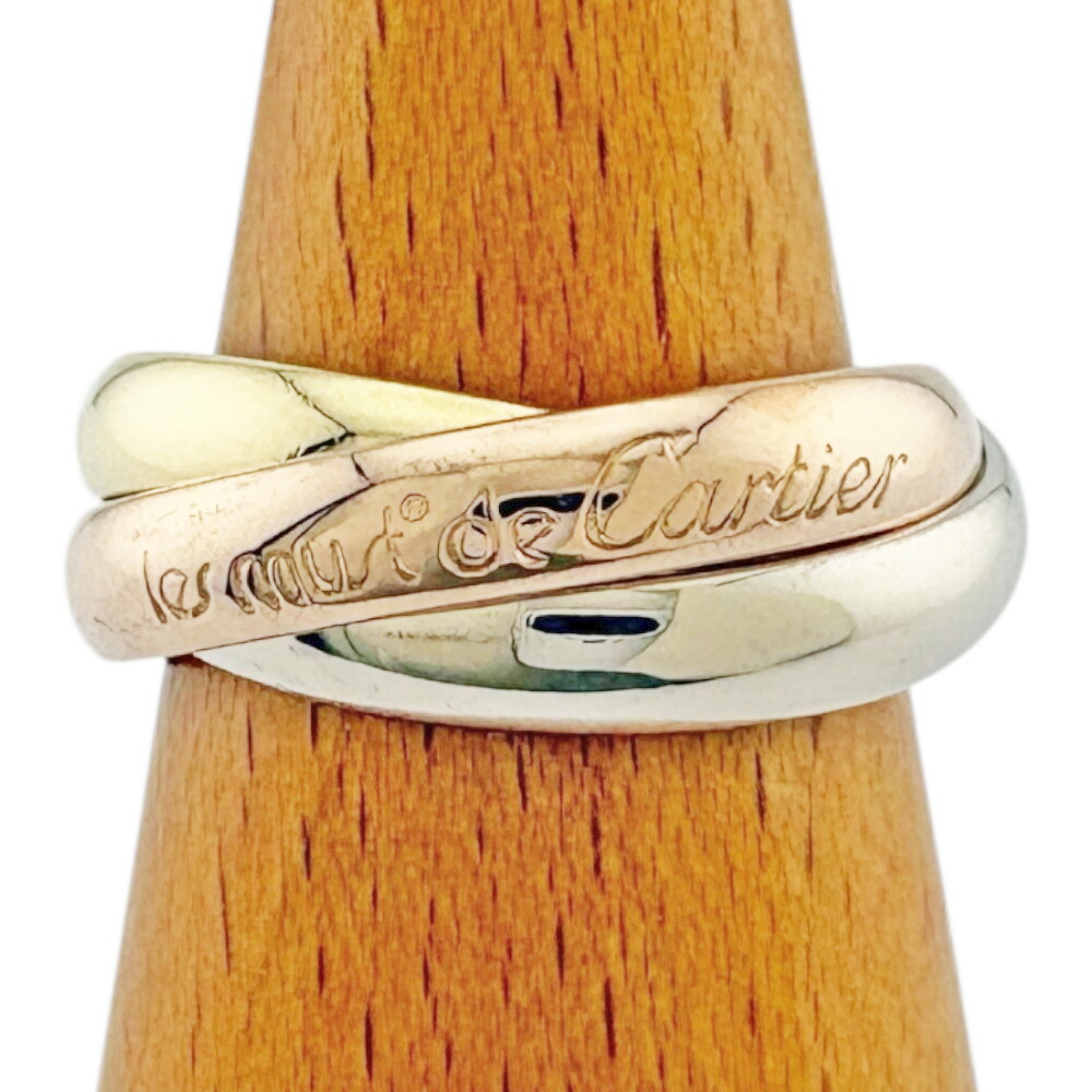 楽天市場】カルティエ 指輪 レディース トリニティ リング 48号 実寸8
