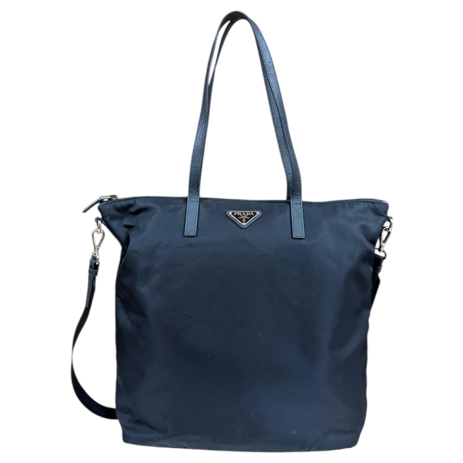 プラダ ショルダーバッグ プラダ ナイロン 1BG189 黒いこと メンズ PRADA 中古