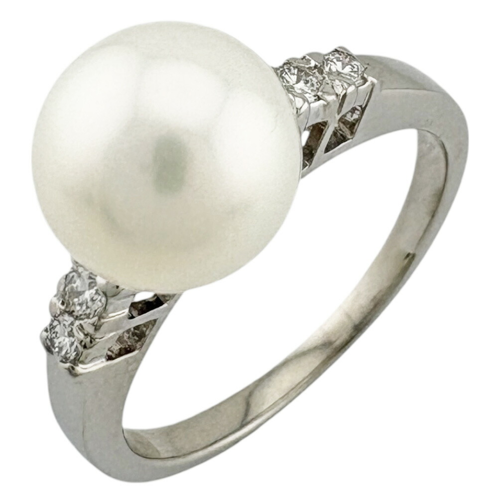 楽天市場】ミキモト 指輪 レディース パール ダイヤモンド リング 8.4
