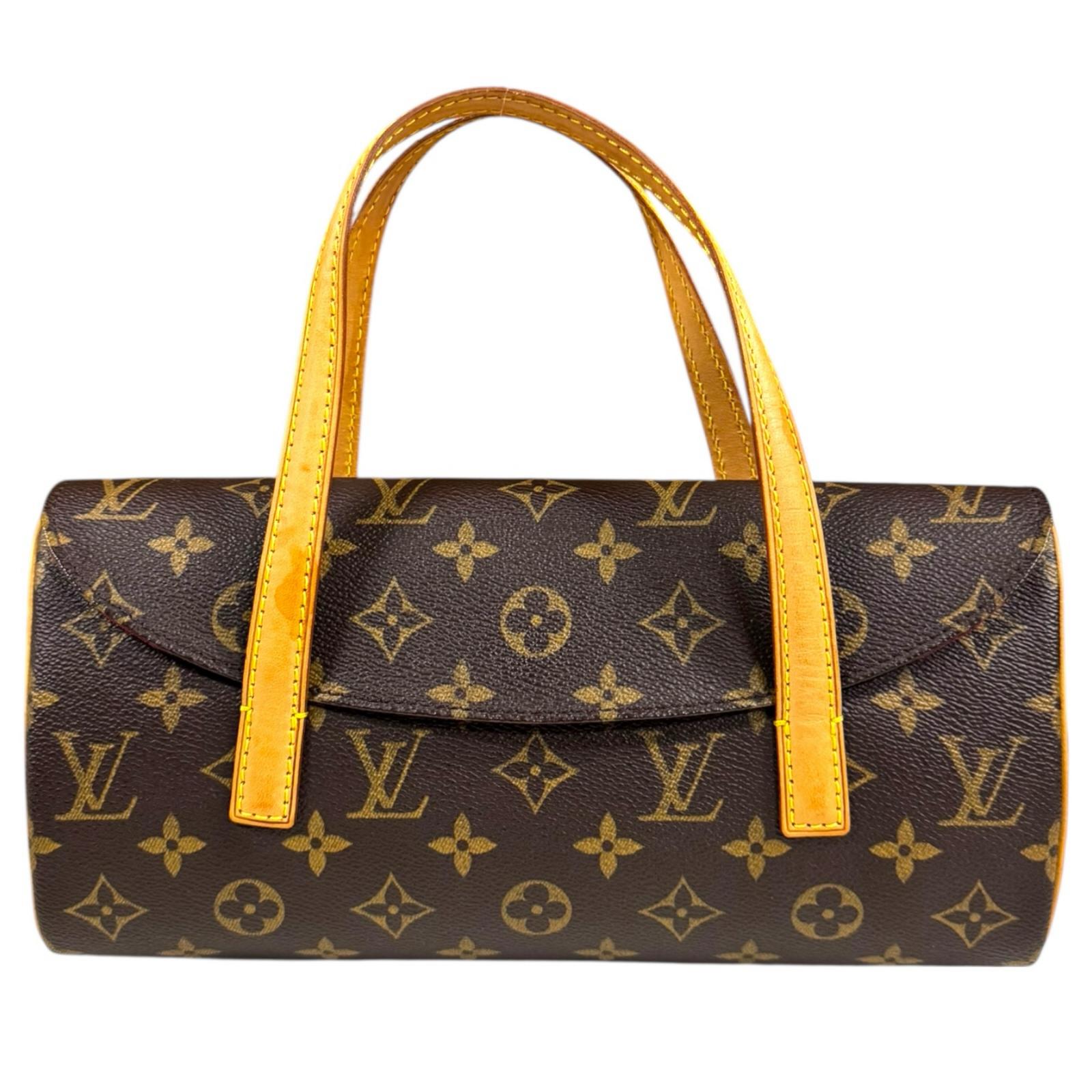ルイヴィトン ソナチネ モノグラム ハンドバッグ ルイヴィトン モノグラムキャンバス M51902 ブラウン レディース LOUIS VUITTON 中古