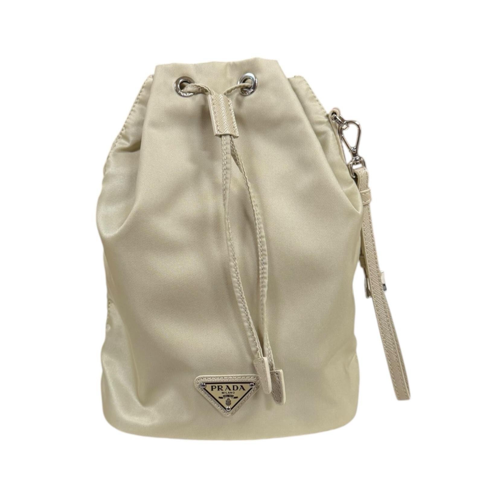 プラダ ドローストリングポーチ 合切袋 プラダ リナイロン 1NE369 レディース PRADA 中古