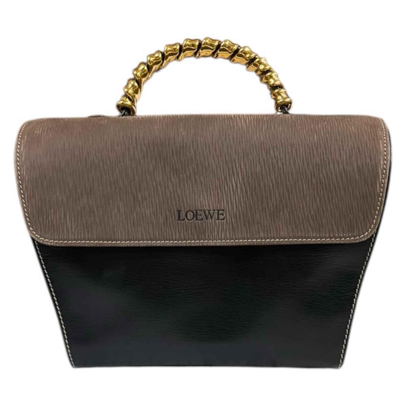 ロエベ ベラスケス ハンドバッグ ロエベ バッグ レザー ブラック レディース LOEWE 中古|R&K リサイクルキング