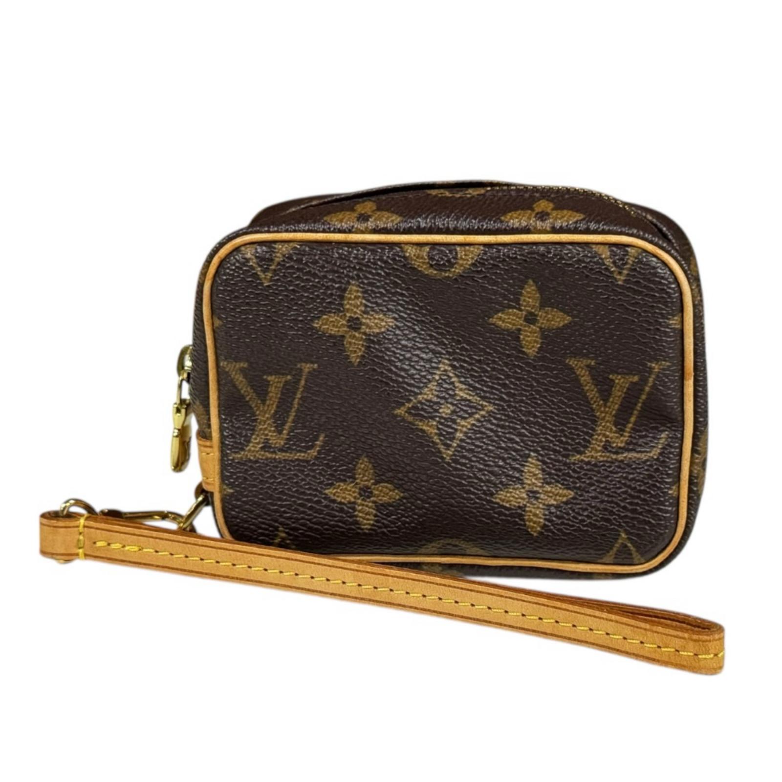 ルイヴィトン トゥルース ワピティ モノグラム 合切袋 ルイヴィトン  モノグラム帆布 M58030 レディース LOUIS VUITTON 中古