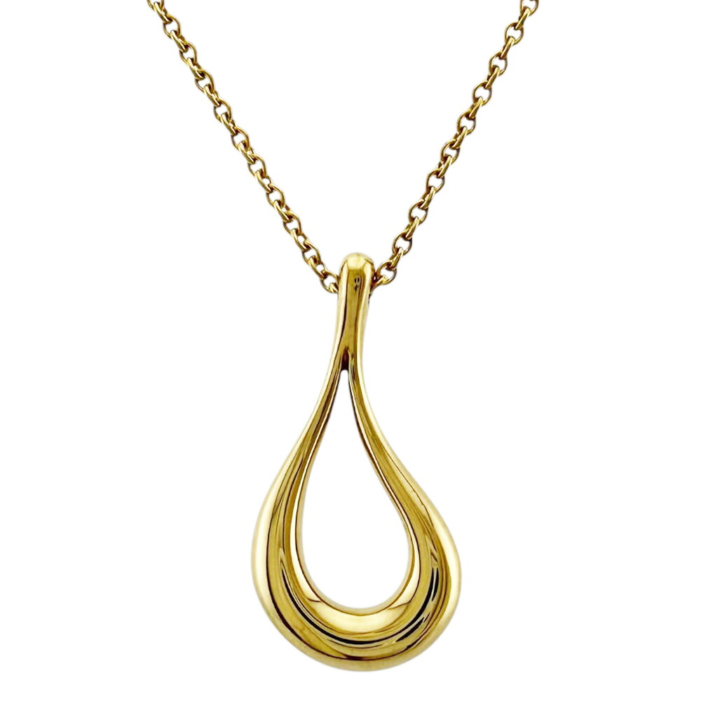 ティファニー オープンティアドロップ ネックレス ティファニー 18金 レディース TIFFANY&Co. 中古