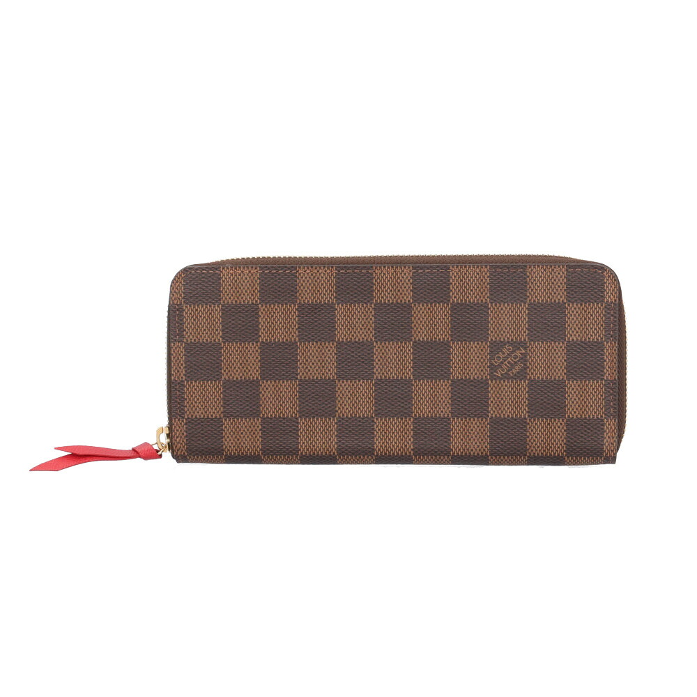 ルイヴィトン ポルトフォイユクレマンス ダミエ 長財布 ルイヴィトン ダミエキャンバス N60534 レディース LOUIS VUITTON 中古
