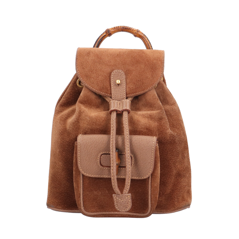 グッチ ミニリュック バンブー リュック・デイパック グッチ スウェード 003･1705 レディース GUCCI 中古