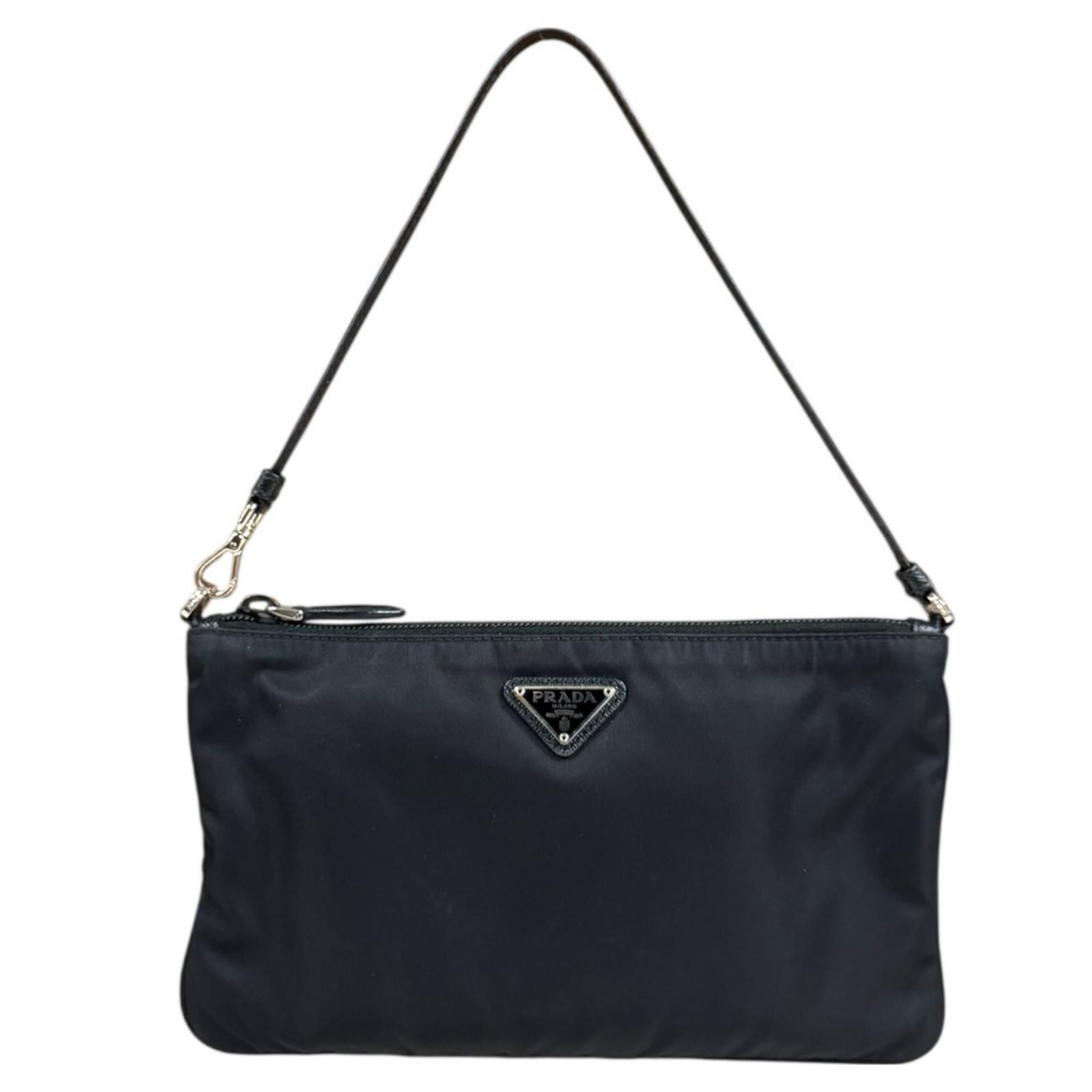 プラダ ハンドバッグ プラダ ナイロン ブラック レディース PRADA 中古