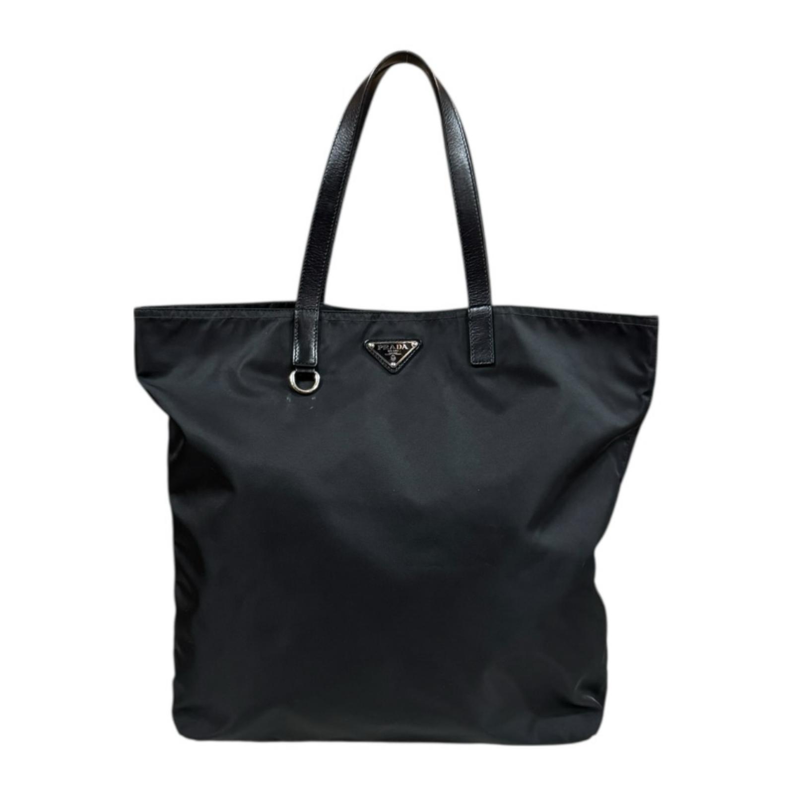 プラダ トートバッグ プラダ ナイロン BR4371 ブラック レディース PRADA 中古