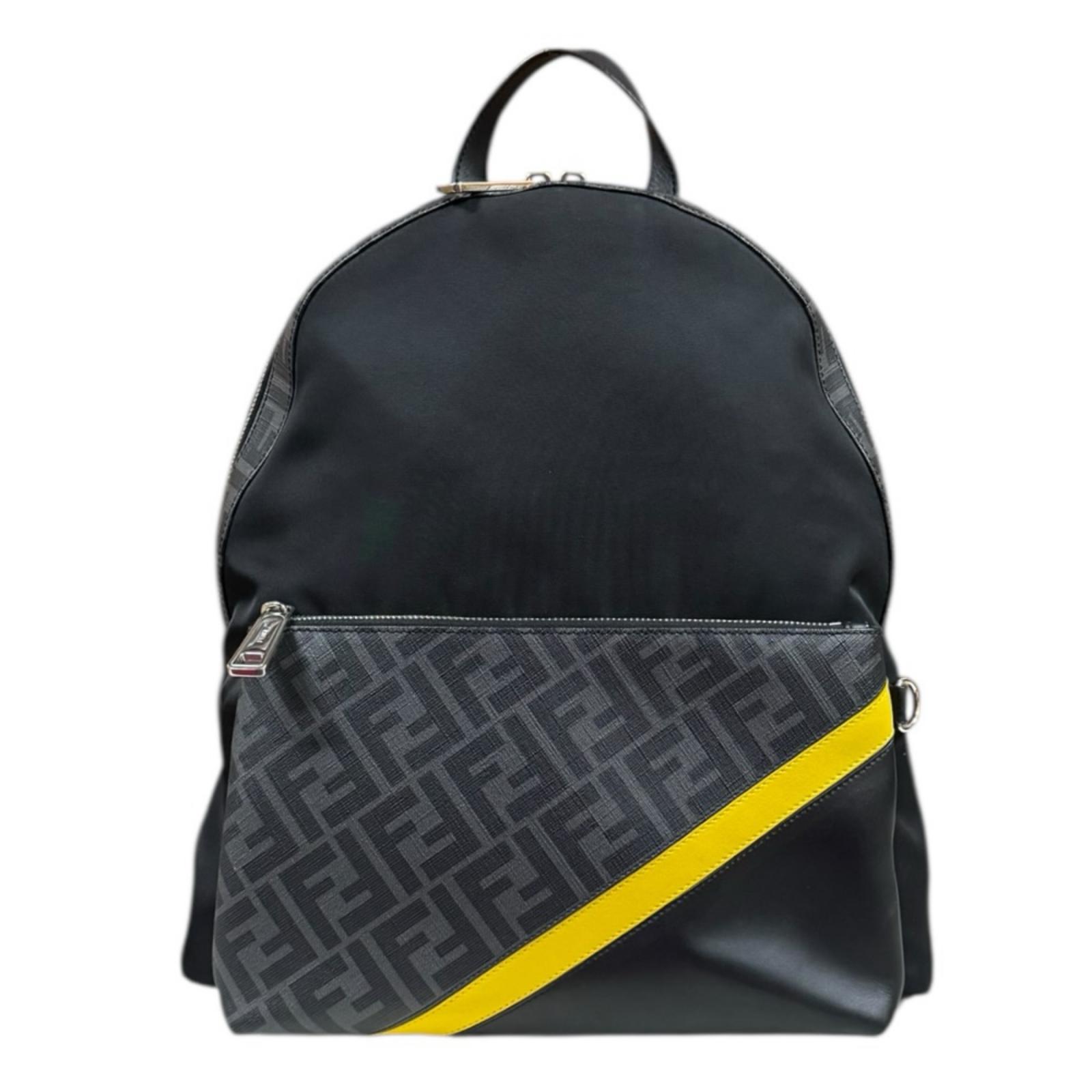 フェンディ ズッカ 背嚢・デイパック フェンディ ナイロン 7VZ042 メンズ FENDI 中古