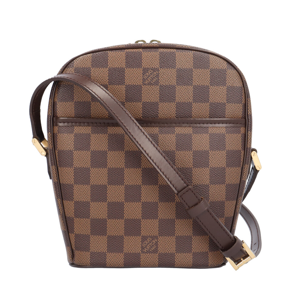 ルイヴィトン イパネマPM ダミエ ショルダーバッグ ルイヴィトン  ダミエキャンバス N51294 赤銅色 レディース LOUIS VUITTON 中古