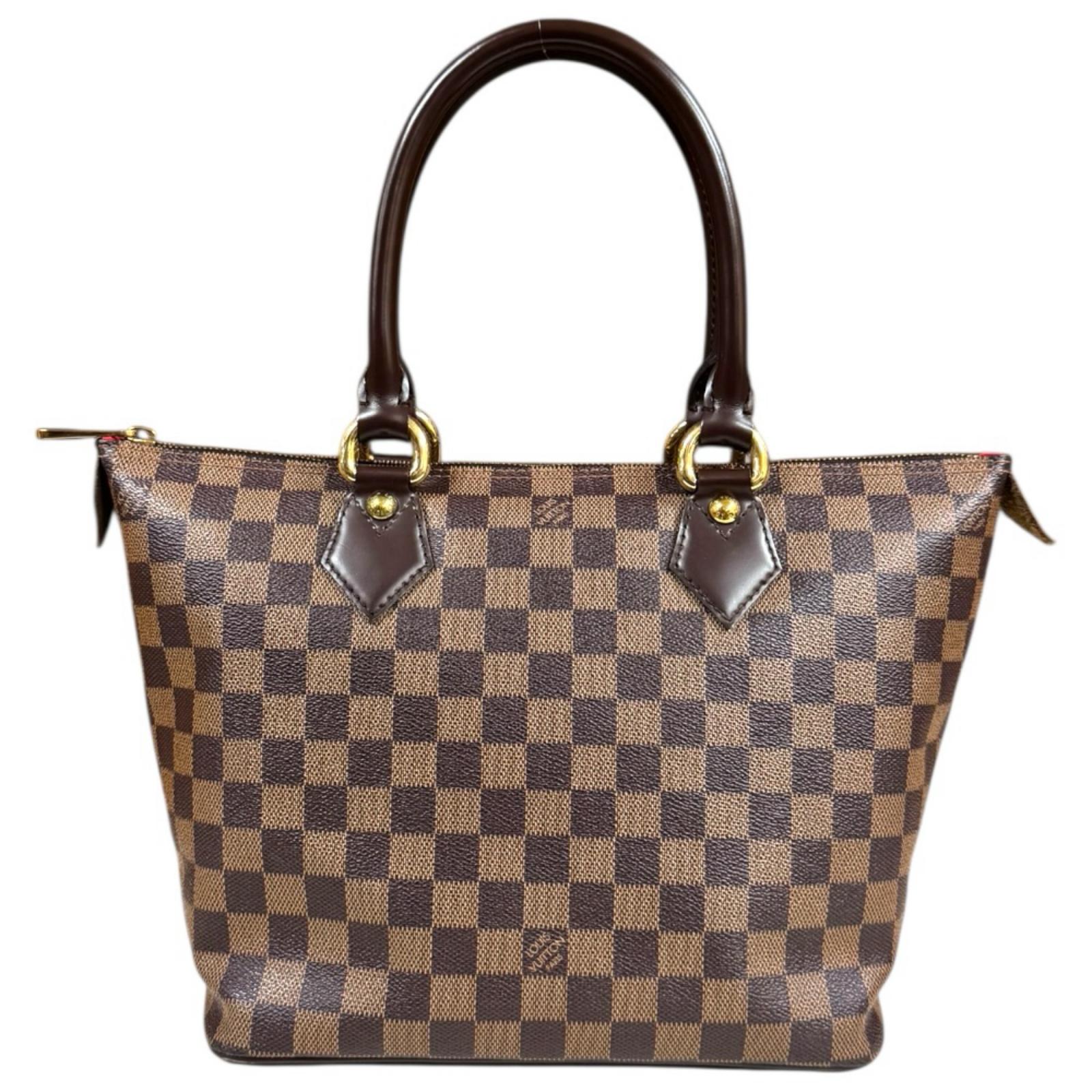 ルイヴィトン サレヤPM ダミエ ハンドバッグ ルイヴィトン ダミエキャンバス N51183 ブラウン レディース LOUIS VUITTON 中古