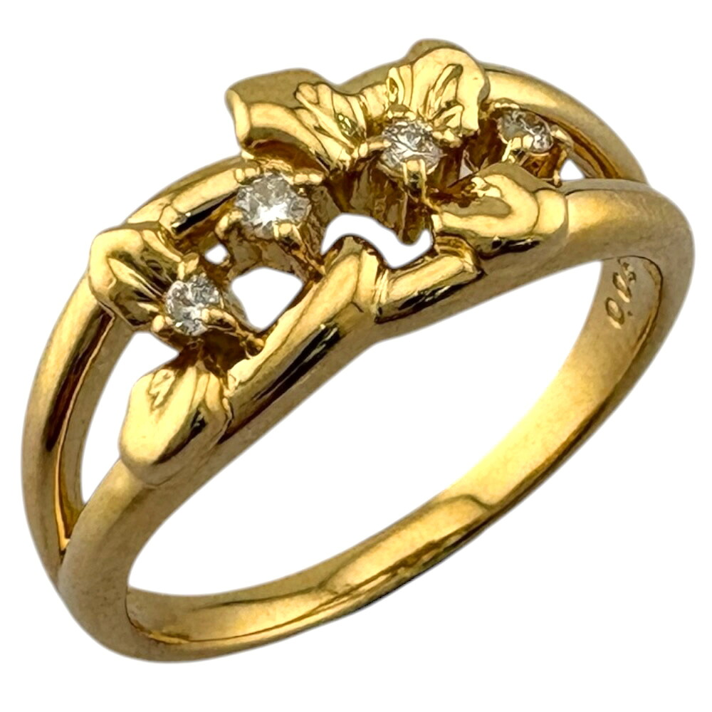 タサキ リング 指輪 タサキ 11号 18金 ダイヤモンド 0.05ct レディース TASAKI 中古｜Ｒ＆Ｋ　リサイクルキング