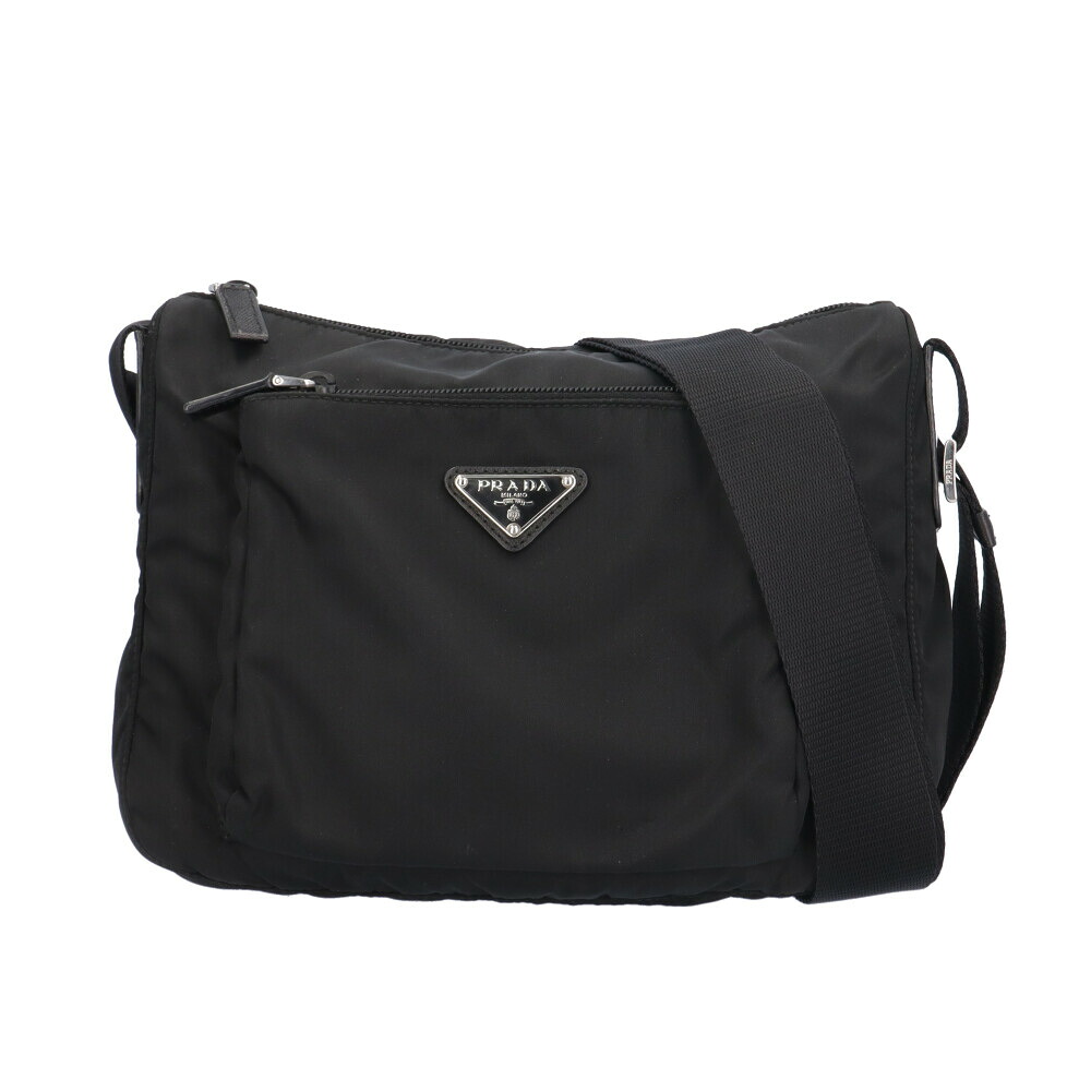 プラダ ショルダーバッグ プラダ バッグ ナイロン 1BC909 ブラック レディース PRADA 中古