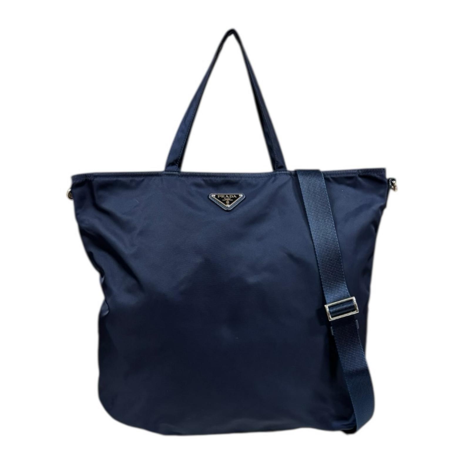 プラダ ショルダーバッグ プラダ バッグ ナイロン BN2894 ネイビー レディース PRADA 中古2Way