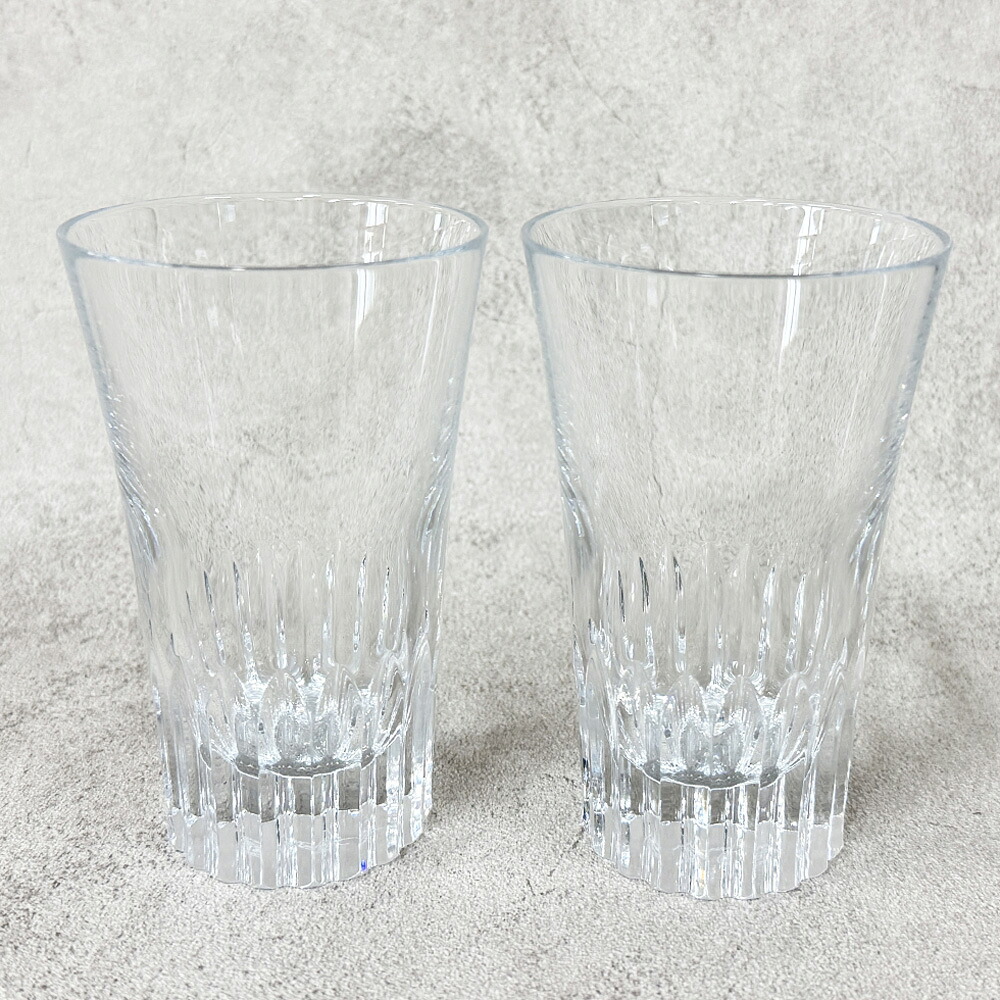 バカラ グラスジャパン グラス バカラ クリスタル ユニセックス Baccarat 中古2客セット ペアグラス