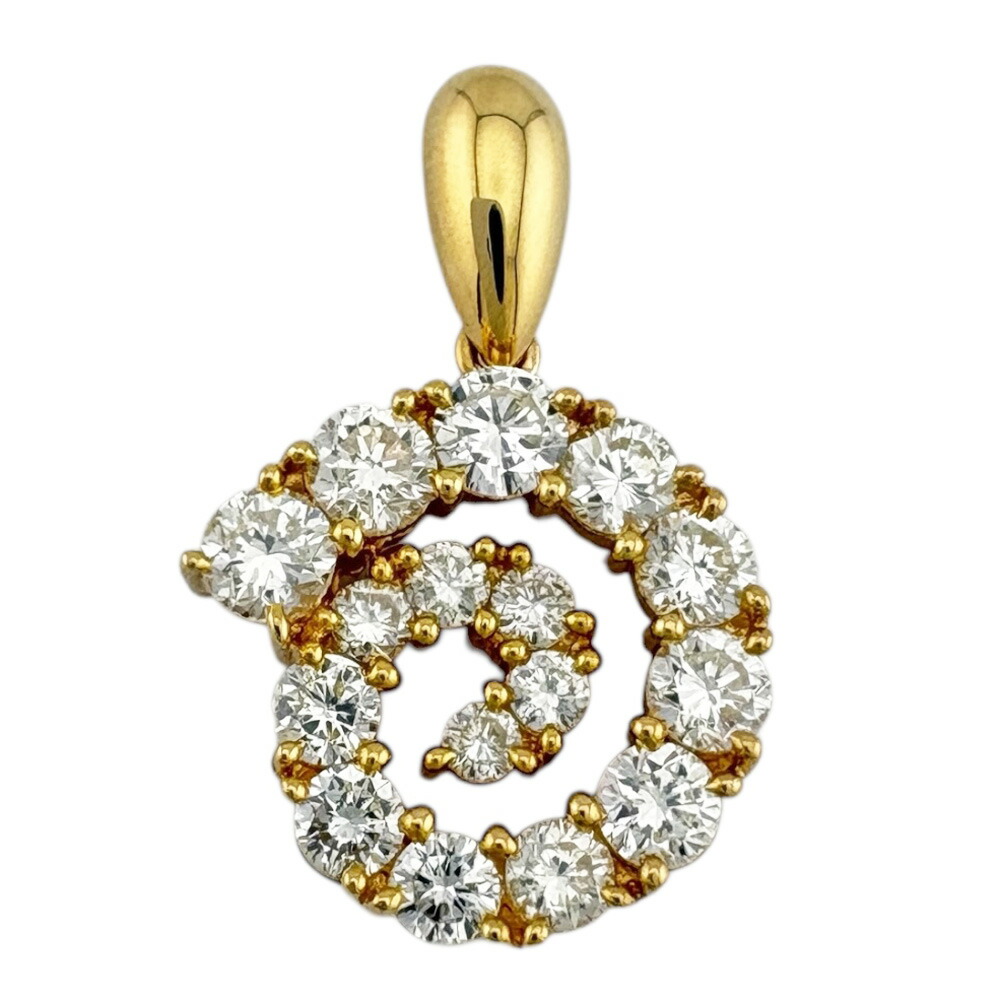 タサキ ペンダントトップ タサキ 18金 ダイヤモンド 1.30ct レディース TASAKI 中古